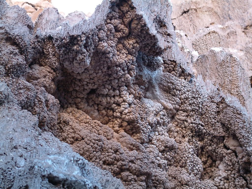 20-Salt cristals in the canyon of the Valle de la Luna.jpg - Salt cristals in the canyon of the Valle de la Luna
